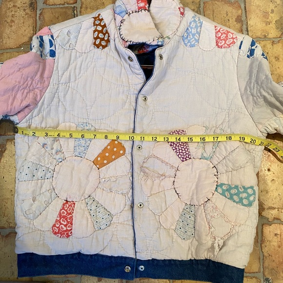 OOAK NWT Carleen reversible quilt jean jacket NWT - Picture 2 of 7